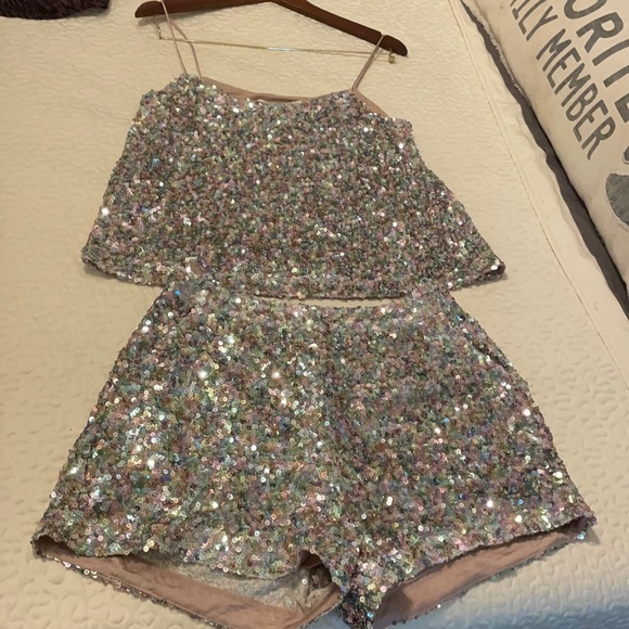 Endless Rose Other - Sequin short and tank set